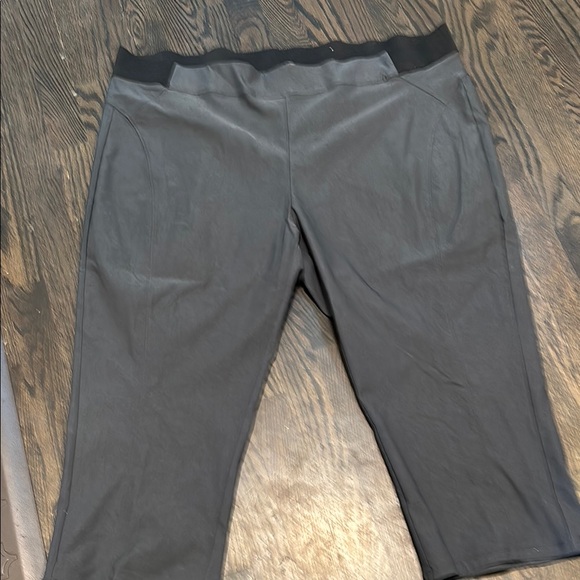 Simply Vera Vera Wang Pants - Simply Vera stretch cropped pants grey size 22 women